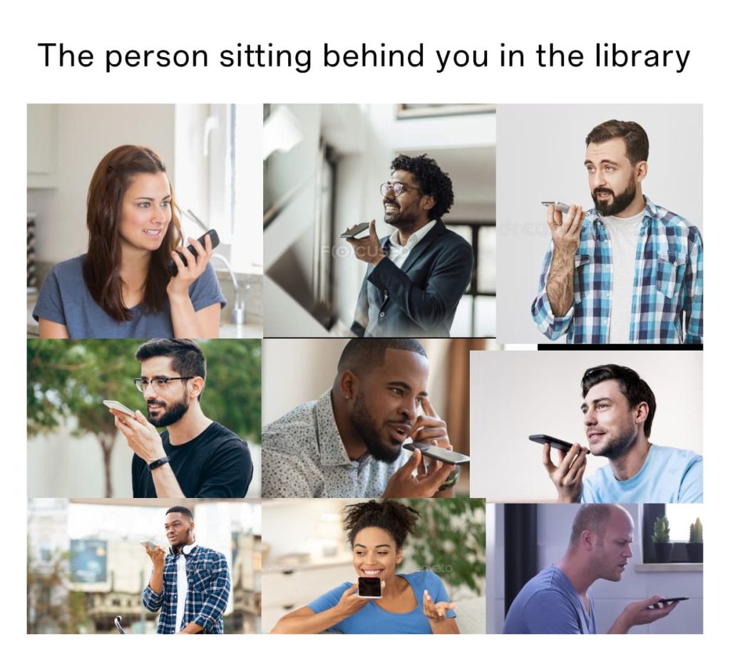 15 Fresh Juicy Memes: The person sitting behind you in the library