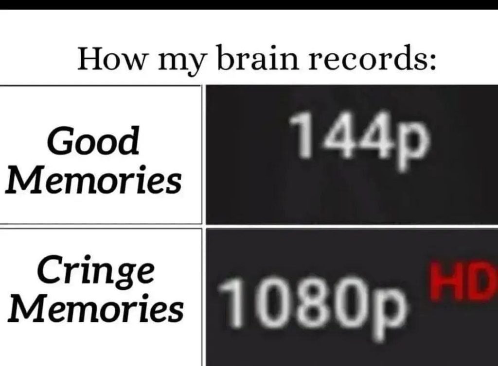 15 Funny Random Memes: How My Brain Records.