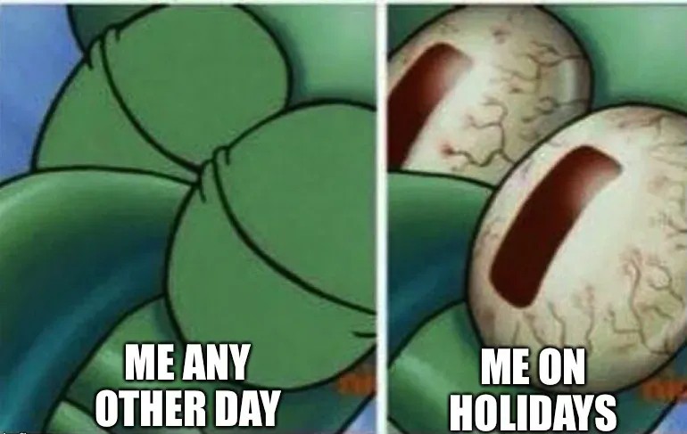 14 Relatable Sleeping Squidward Memes for Sudden Panic & Realization