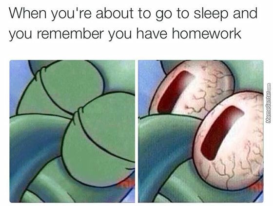 14 Relatable Sleeping Squidward Memes for Sudden Panic & Realization