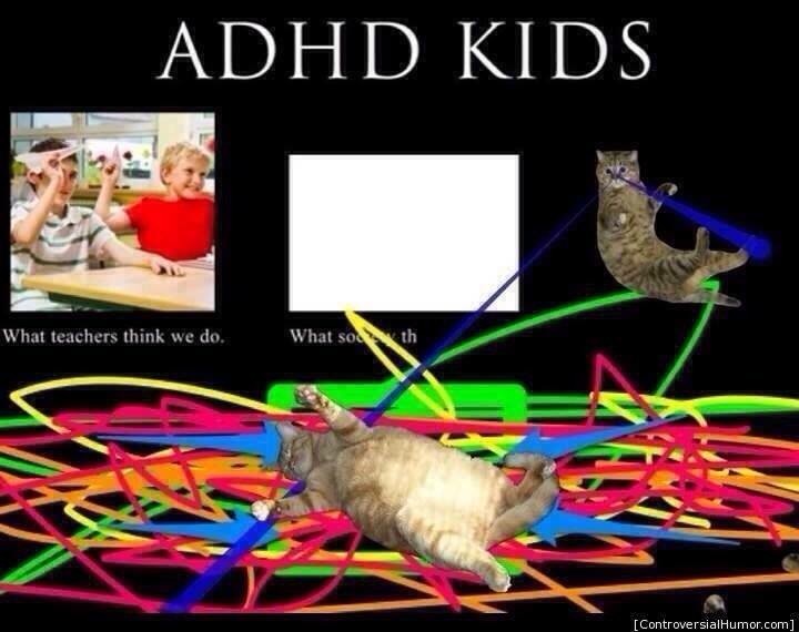Adhd kids meme: what teachers think vs reality