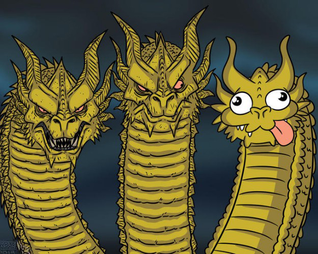 12 Three-Headed Dragon Meme (Plus a Template)