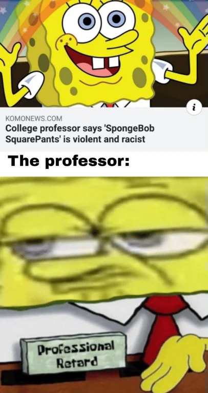 18 Funniest SpongeBob "Professional Retard" Meme Variations