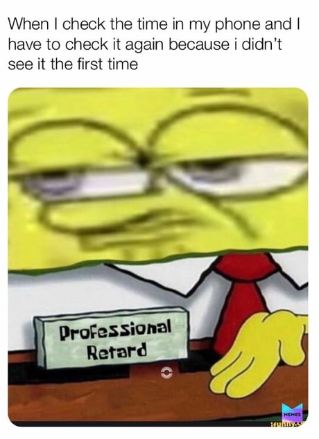 18 Funniest SpongeBob "Professional Retard" Meme Variations
