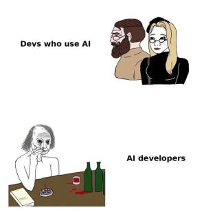 Devs who use AI vs AI developers