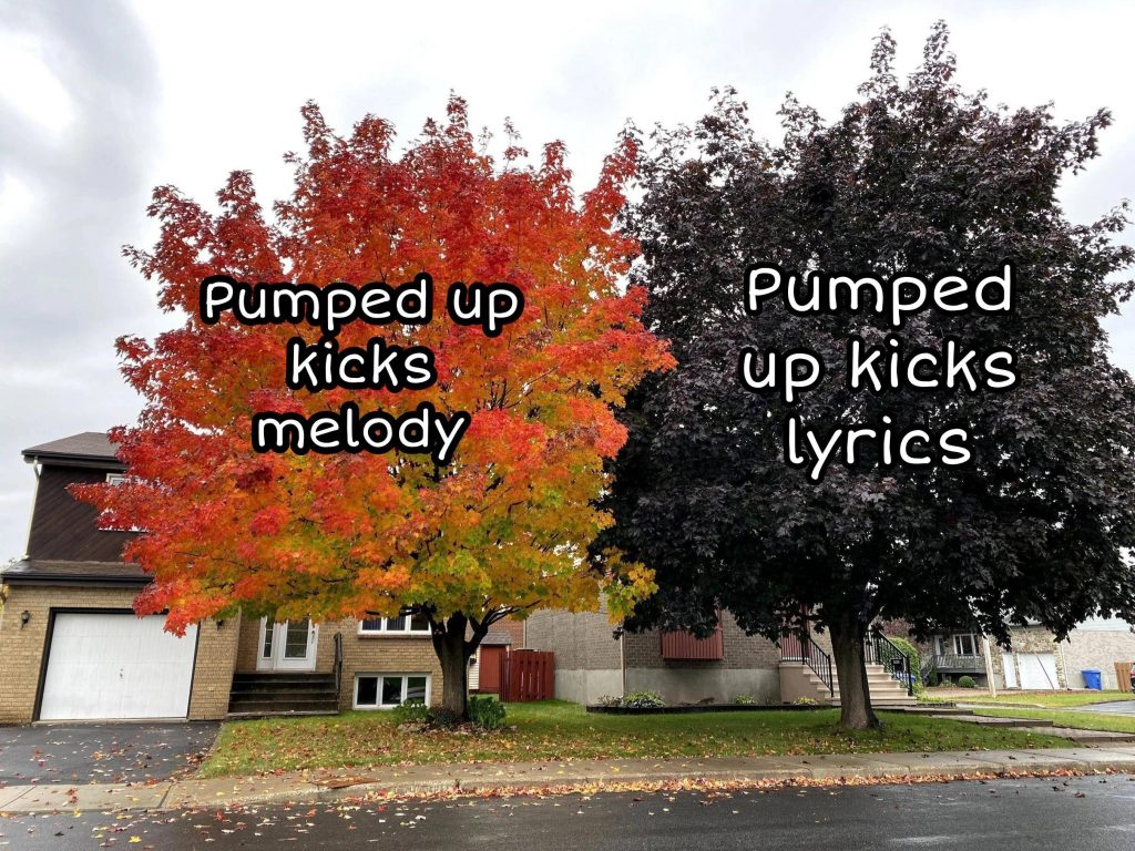 Pumped up kicks melody and lyrics meme