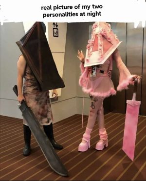 Real picture of my two personalities at night