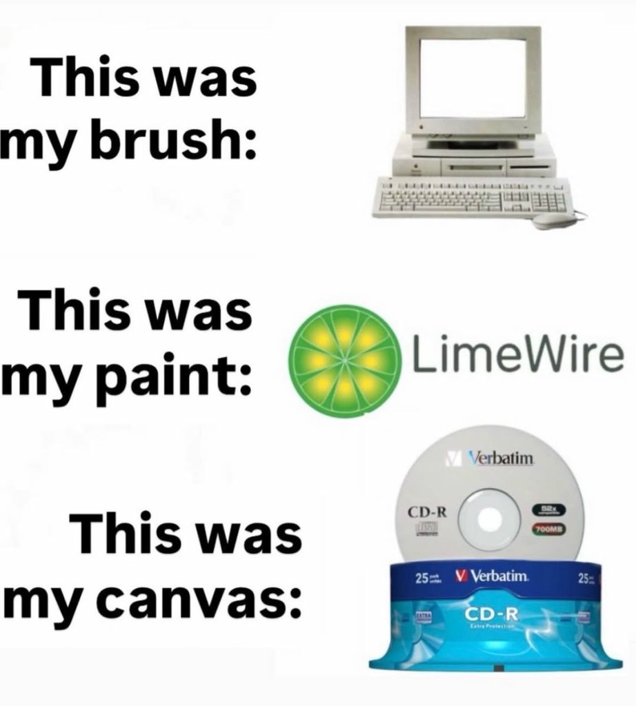 This was my brush and This was my paint