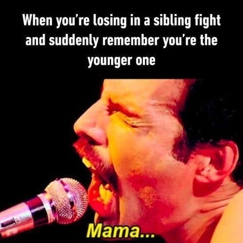 When you're losing in a sibling fight and remember you're the younger one When you're losing in a sibling fight and remember you're the younger one