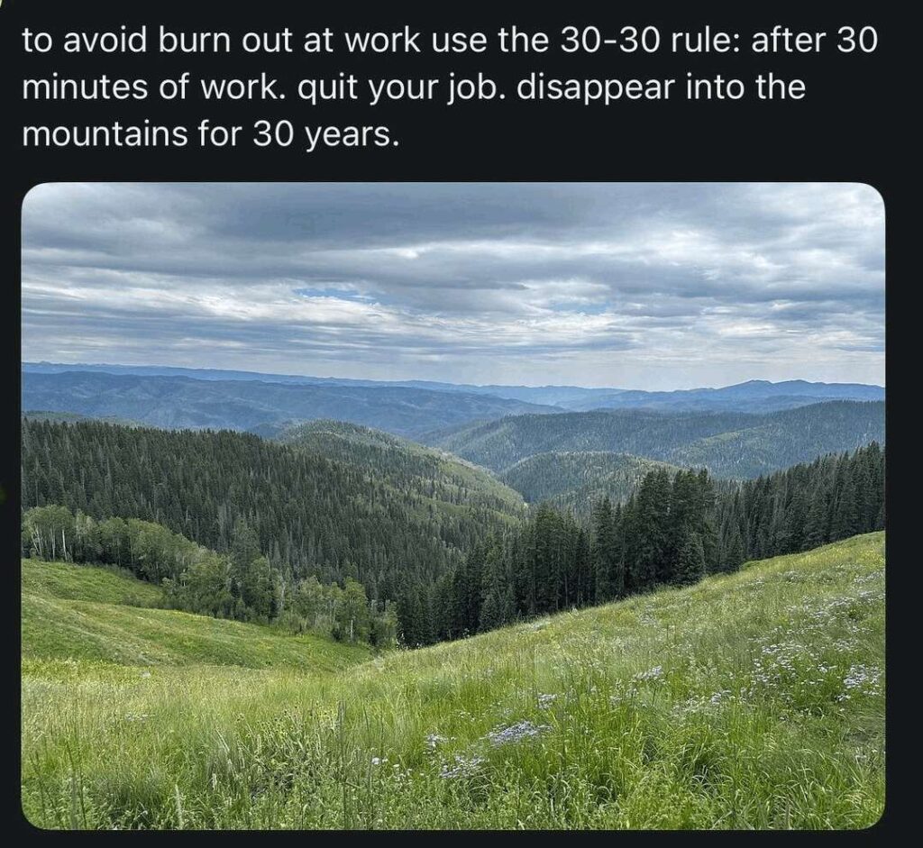 To Avoid Burn Out At Work Sse The 30-30 Rule