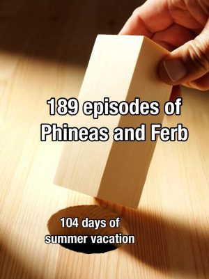 189 Episodes of Phineas and Ferb 104 Days of Summer Vacation