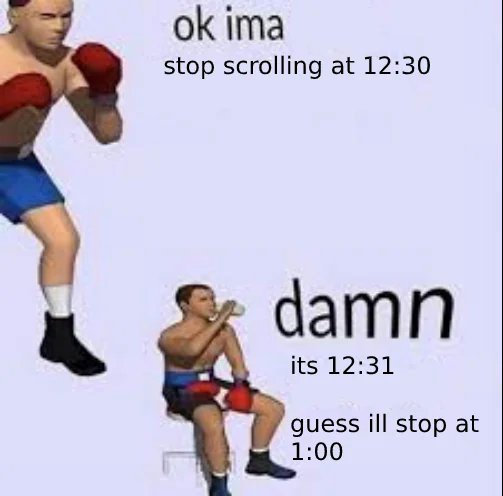 Ok ima stop scrolling at 12:30.