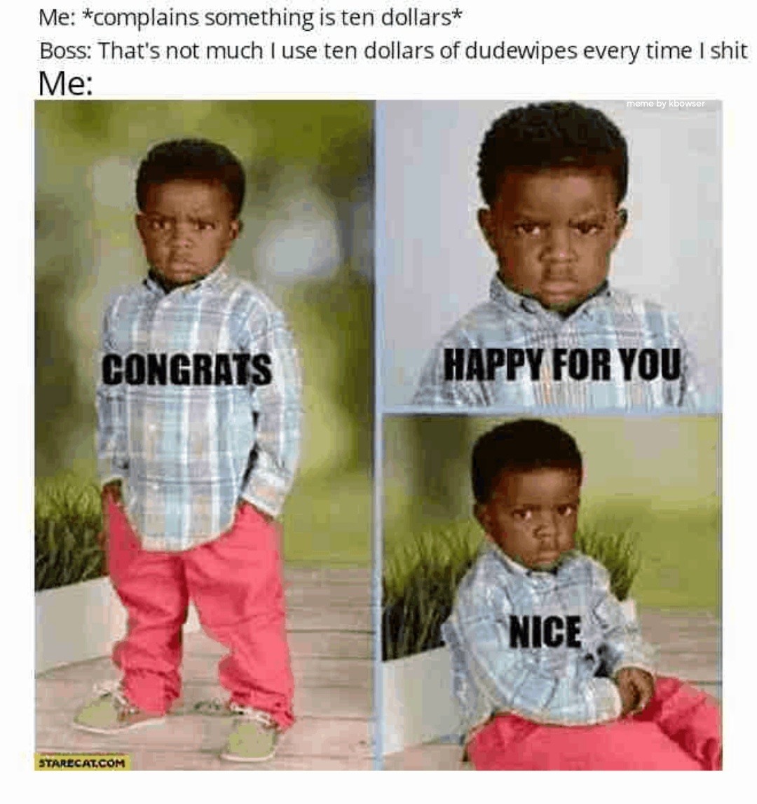 16 Best "Congrats Happy For You" Meme for Expressing Salty Envy