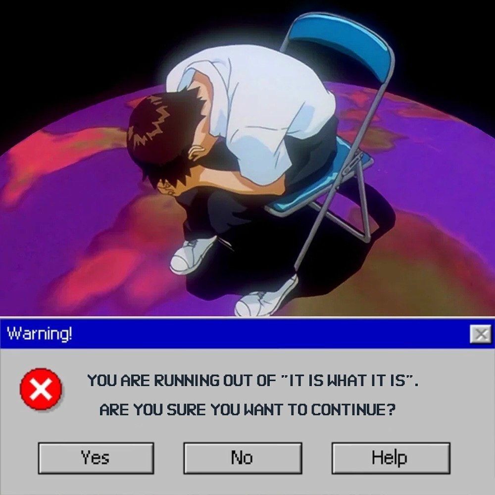 16 "Shinji in a Chair" Templates For When Life Hands You A Massive Defeat