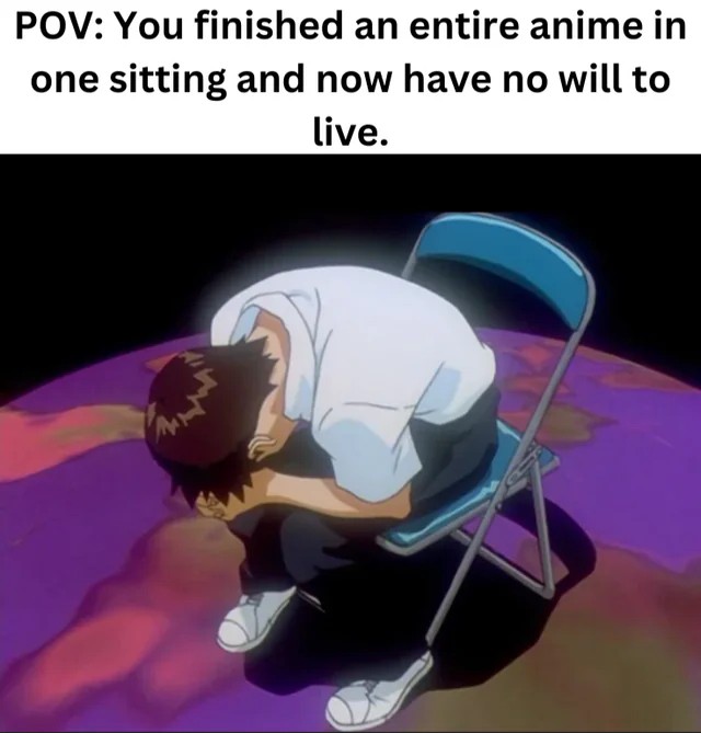 16 "Shinji in a Chair" Templates For When Life Hands You A Massive Defeat