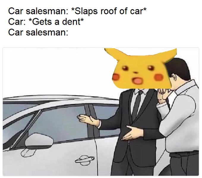 17 Absurdly Funny "Slaps Roof of Car" Memes and Blank Templates