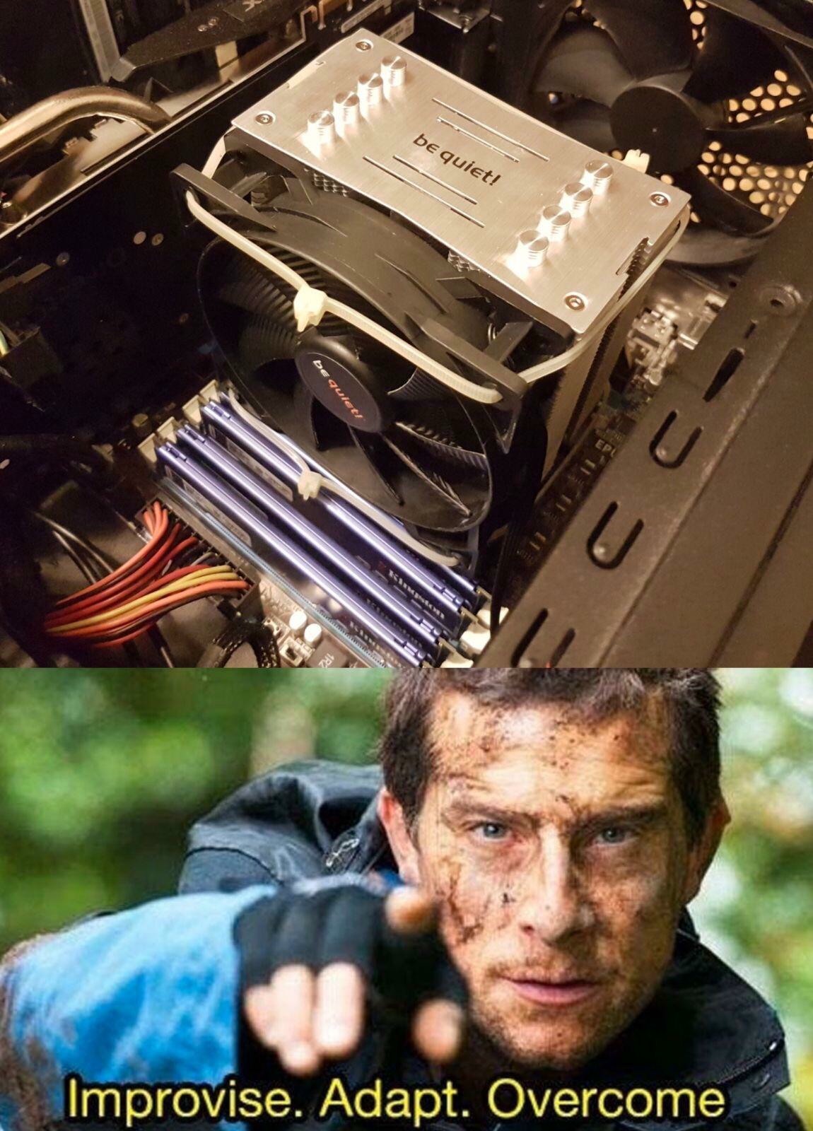 18 Hilarious "Improvise, Adapt, Overcome" Memes That Celebrate Absurdly Creative Solutions