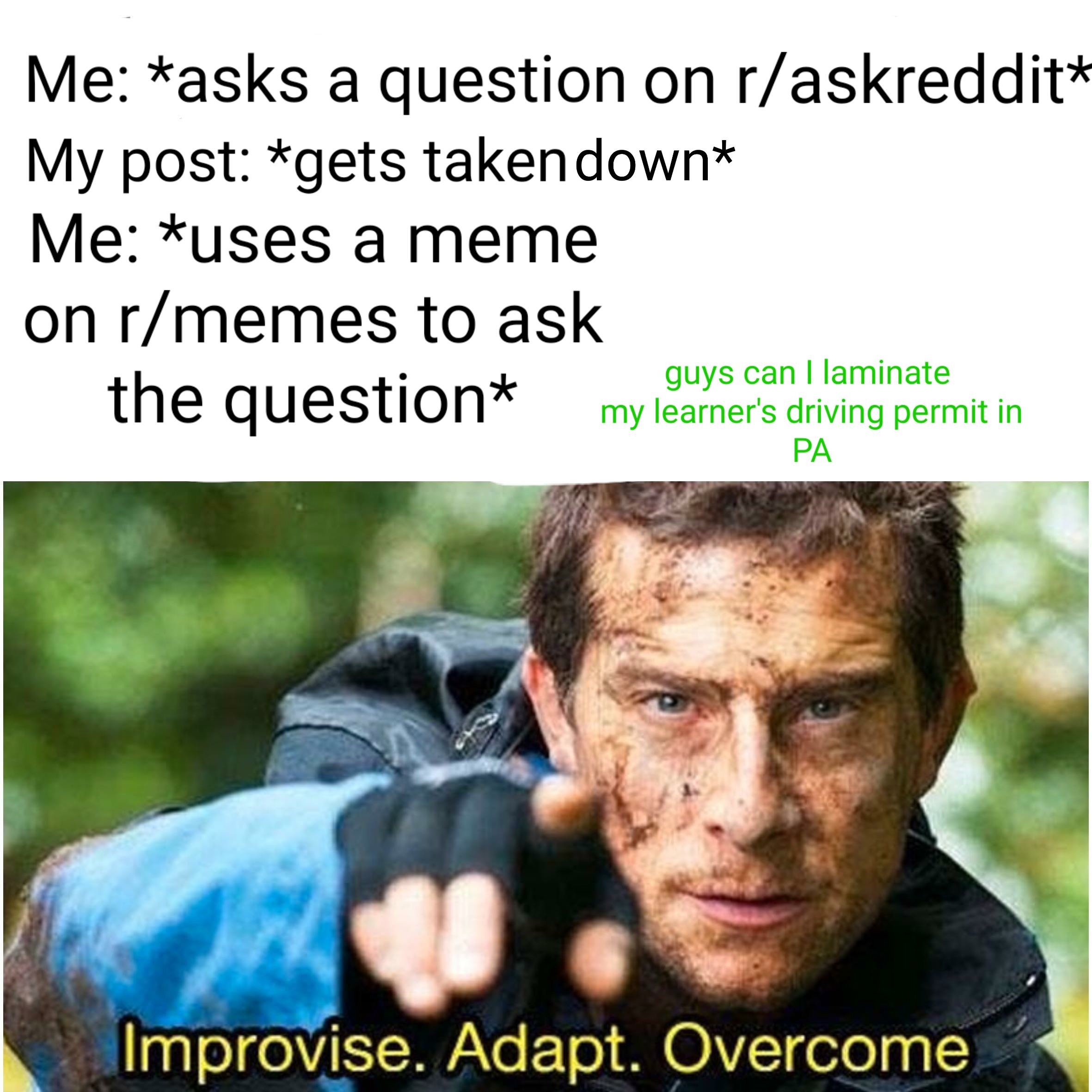 18 Hilarious "Improvise, Adapt, Overcome" Memes That Celebrate Absurdly Creative Solutions