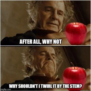 After all why not why shouldn i twirl it by the stem meme explained
