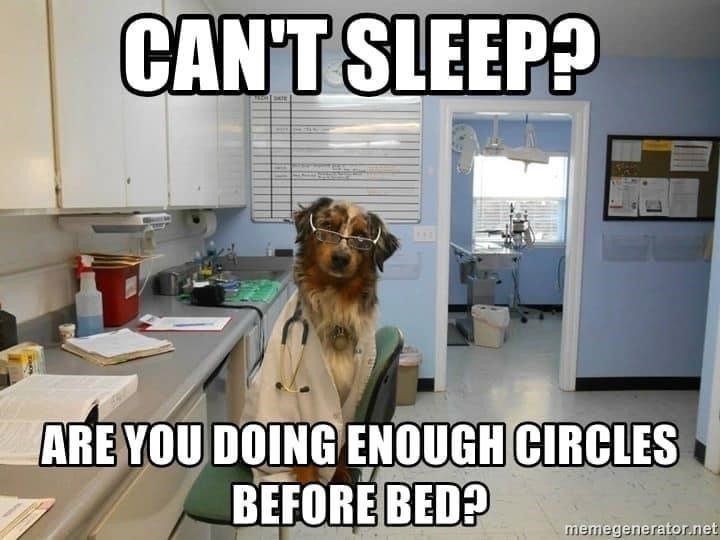 Are you doing enough circles before bed