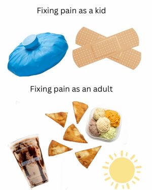 Fixing pain as a kid and as an adult