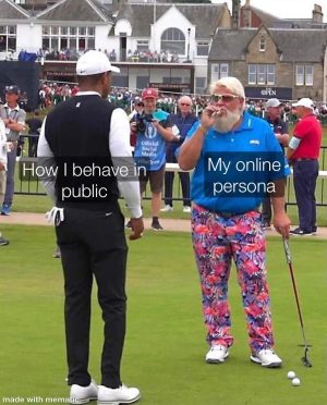 How i behave in public my online persona