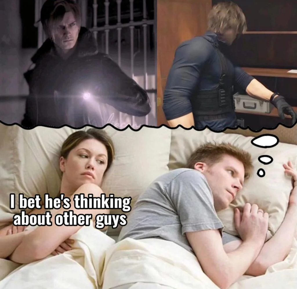 I bet he's thinking about other guys