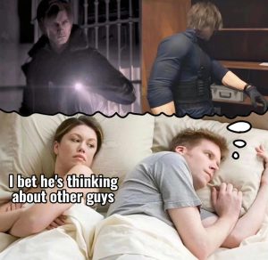 I bet he's thinking about other guys