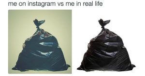 Me on instagram vs me in real life meme analysis and humor