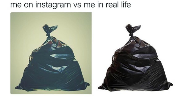 Me on instagram vs me in real life meme analysis and humor