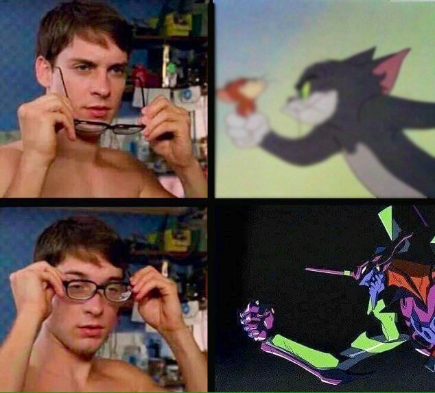 Spider-Man Glasses Memes: Tom and Jerry / EVA