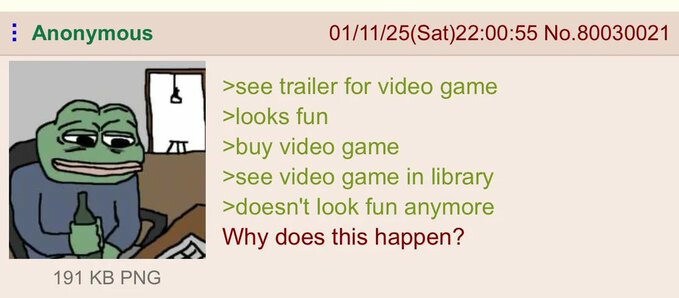 Why Does This Happen When Video Games Look Fun In Trailers But Not In Library